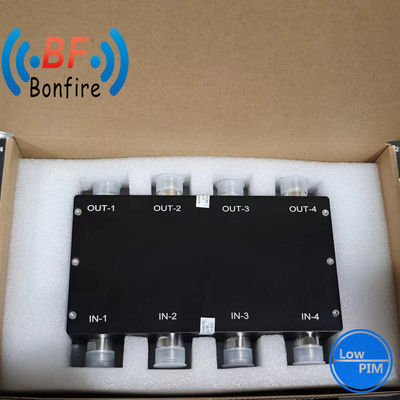 698-3800MHz UHF 3dB 4 em 4 fora acoplador híbrido de matriz para 4.3-10-F/DIN-F/N-F Interface
