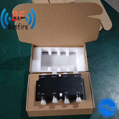 Acoplador híbrido VHF 698-3800MHz 3dB Combinador híbrido 4 em 4 com conector tipo N