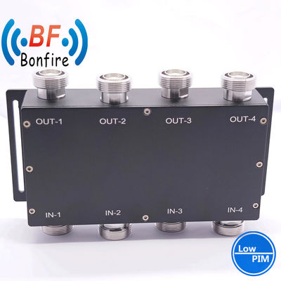 Acoplador híbrido VHF 698-3800MHz 3dB Combinador híbrido 4 em 4 com conector tipo N