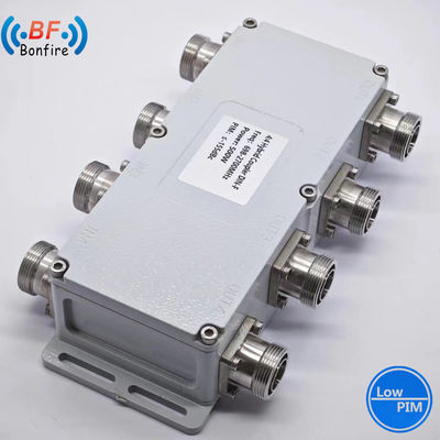 Combinador híbrido 617-3800MHz RF 4X4 acoplador híbrido com interface N-F/4.3-10-F/DIN-F