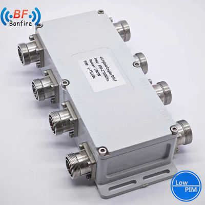 Combinador híbrido 617-3800MHz RF 4X4 acoplador híbrido com interface N-F/4.3-10-F/DIN-F
