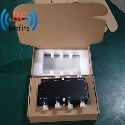 Combinador híbrido 617-3800MHz RF 4X4 acoplador híbrido com interface N-F/4.3-10-F/DIN-F