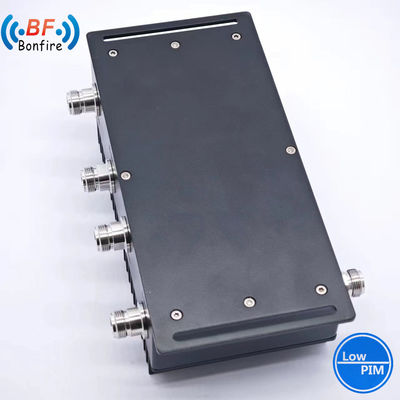DQ-XXXXXX 698-4000MHz banda larga RF 4X4 Combinador híbrido Matriz acoplador híbrido Preto Vermelho