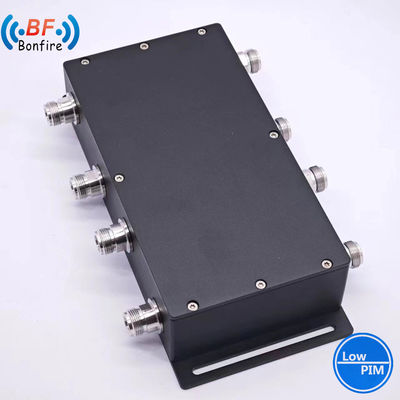4.3-10-F/DIN-F/N-F Interface 698-4000MHz acoplador híbrido/combinador 2X2 N Feminino Pim baixo