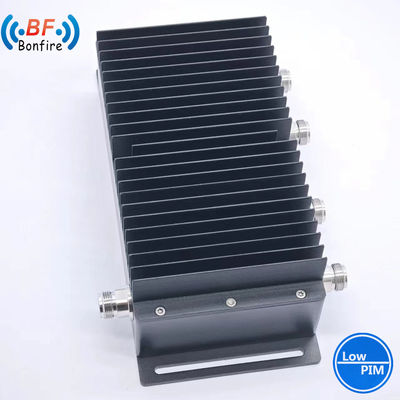 Combinador híbrido Low Pim 7/16DIN Tipo feminino UHF RF Combinador híbrido 698-4000MHz 3dB RF 2X1