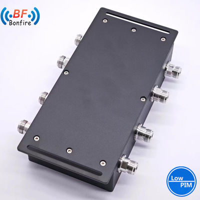 Combinador híbrido Low Pim 7/16DIN Tipo feminino UHF RF Combinador híbrido 698-4000MHz 3dB RF 2X1