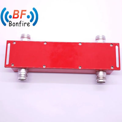 Banda larga 698-3800MHz Low Pim 3dB acoplador híbrido com 4.3-10 conectores femininos