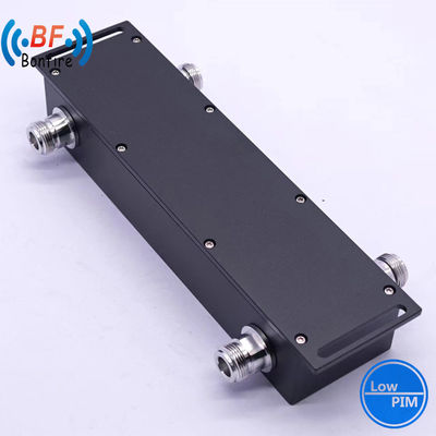 2 em 2 fora Low Pim RF Hybrid Combiner 698-4000MHz N Conector Feminino 50W Potência de entrada