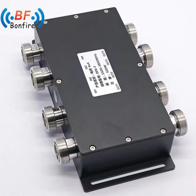 500W 4*4 6dB acoplador híbrido combinador híbrido 4 em 4 fora N 4.3-10 DIN conector com 1