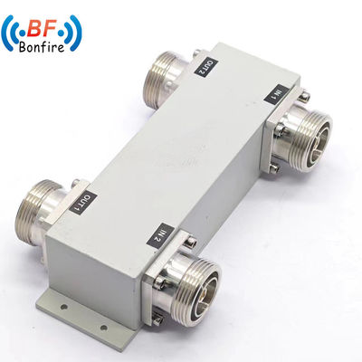 Low Pim 698-4000MHz 300W RF 2X2 Out Combinador Híbrido com Conector 4.3-10-F em Preto