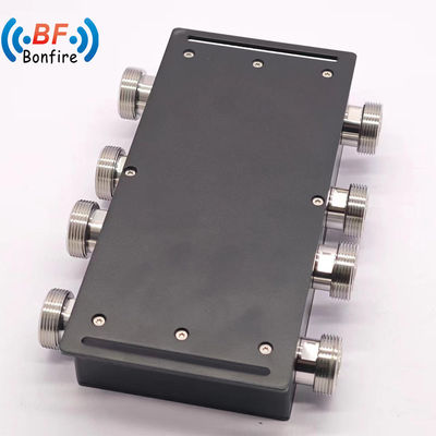Low Pim 4 em 4 combinação híbrida acopladora com 4.3-10-F conector 300W -160dbc