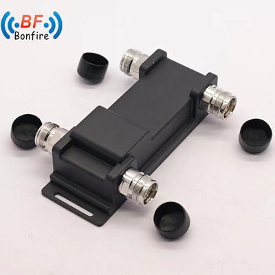 Personalizado 698-4000MHz 200W Low Pim -161dbc 3dB acoplador híbrido 2 em 2 fora Combinador preto
