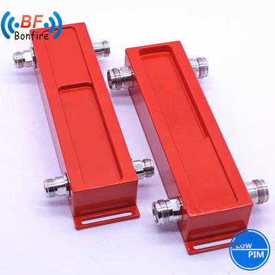 4.3-10-F/DIN-F/N-F Interface 698-3800MHz 2 em 2 fora acoplador híbrido de RF para IBS