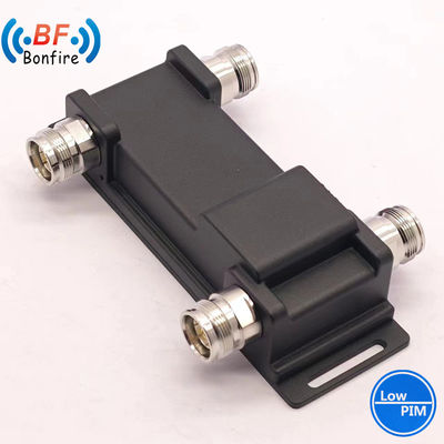 4.3-10-F/DIN-F/N-F Interface UHF 698-3800MHz Combinador híbrido RF de duas vias/acoplador híbrido