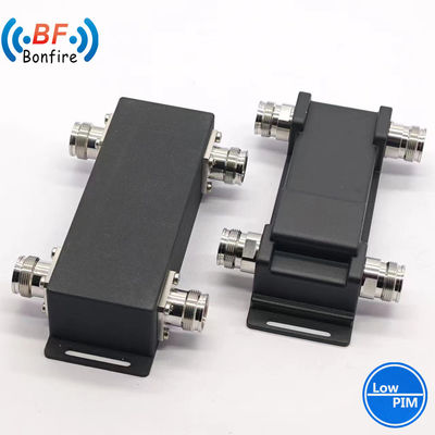4.3-10-F/DIN-F/N-F Interface UHF 698-3800MHz Combinador híbrido RF de duas vias/acoplador híbrido
