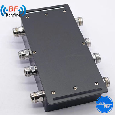 4.3-10-F/DIN-F/N-F Interface VHF RF Combinador híbrido 698-3800MHz acoplador híbrido de 4 vias