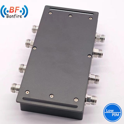 4.3-10-F/DIN-F/N-F Interface VHF RF Combinador híbrido 698-3800MHz acoplador híbrido de 4 vias