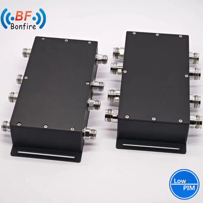 4.3-10-F/DIN-F/N-F Interface VHF RF Combinador híbrido 698-3800MHz acoplador híbrido de 4 vias