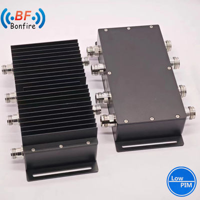 Cinza 698-3800MHz VHF 4 em 2 fora RF acoplador híbrido / combinador para entrega geral do projeto