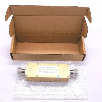 2W 5W 10W RF Variable Attenuator DC-3000MHz N-F Tamanho do pacote 16.00cm * 5.00cm * 2.00cm
