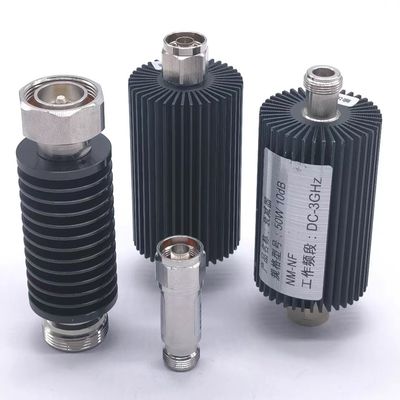 2W 5W 10W RF Variable Attenuator DC-3000MHz N-F Tamanho do pacote 16.00cm * 5.00cm * 2.00cm