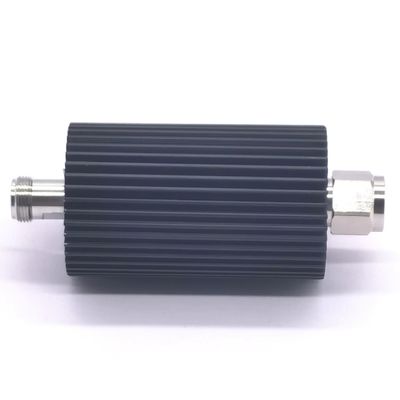 50W Coaxial Attenuator RF Attenuator DC-3800MHz Cinza para Capacidade de Entrega de Projetos