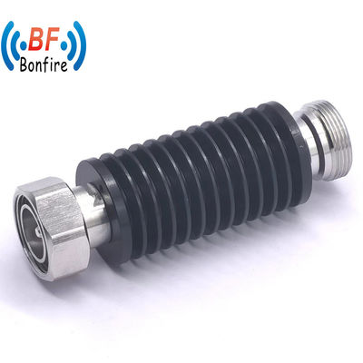 Atenuadores coaxial fixos de microondas RF de 10 W com conectores masculino a feminino de tipo N