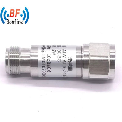 DC-3GHz 2W RF 3dB atenuador fixo coaxial com N conector e solução de macho para fêmea