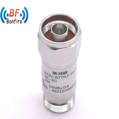 DC-3GHz 2W RF 3dB atenuador fixo coaxial com N conector e solução de macho para fêmea