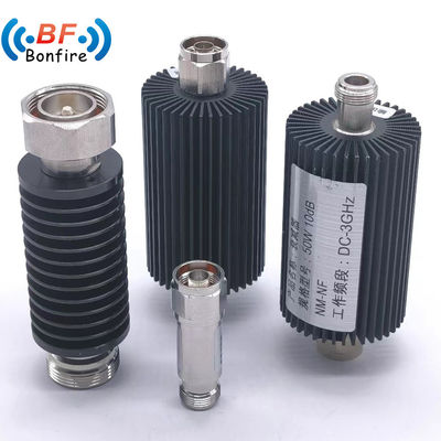 5W RF vermelho DC-3GHz Coaxial Fixed Attenuator Nm-NF Connector 3dB 5dB 6dB 7dB 8dB 10dB 13dB 15dB 20dB 30dB 40dB