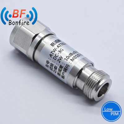 Tempo de execução de 10 dias 100W DC-6GHz 10dB-40dB RF Coaxial Attenuator para IP65 Indoor/Outdoor