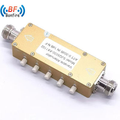 DC-3000MHz 5W 10W RF Variable Attenuator Steped Attenuator para comunicação sem fio
