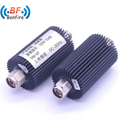 Atenuador de RF ajustável de baixa frequência Vswr DC-3800MHz OEM e ODM Cinza/Vermelho/Negro/Personalizado