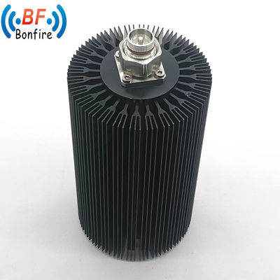 Carga fictícia fixa coaxial RF de 50W com N conector masculino e 350-6000MHz cinza/vermelho/preto