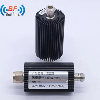 Interface em N-M/out N-F Attenuador personalizado RF Coaxial Attenuator 5W 3-40 dB Ajustável
