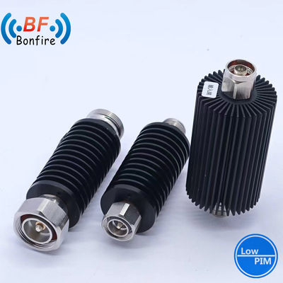 Atenuador coaxial de RF 50W 3dB 6dB 10dB 15dB 20dB 30dB 40dB DC-3800MHz ajustável de N-M a N-F