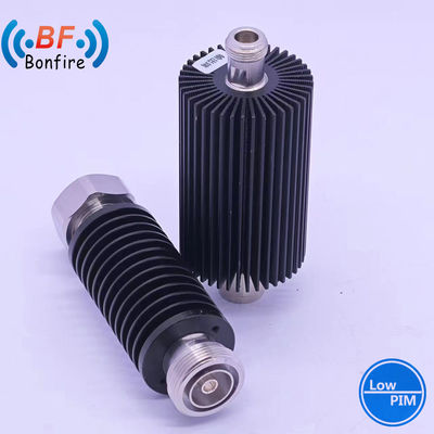 Adaptador coaxial de 100W ajustável vermelho DC-3800MHz DIN Fêmea para homem 3-40dB