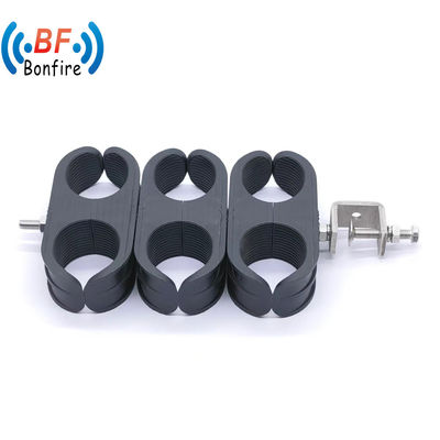 KXK-2201- Double Hole Double Cable Clamp para cabo de energia de aço inoxidável na torre de células