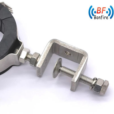 Clamps de tubos de fios e cabos em forma de U com tira de borracha e clamp quantidade personalizável