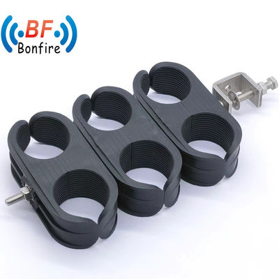 Grampos de tubos de parafuso de aço inoxidável ajustáveis Grampos de conduta com borracha Fácil de instalar