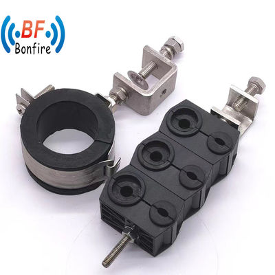 15.00cm * 6.00cm * 1.50cm Pacote 3 Way Feeder Clamp para 5mm Fibra e cabo de energia