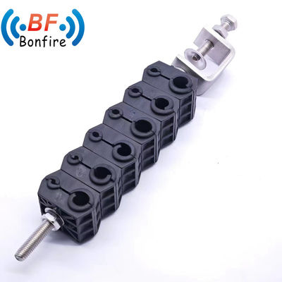 0.410kg Pacote Peso Bruto 22.4mm Double Click-on Hangers para desempenho de cabo coaxial
