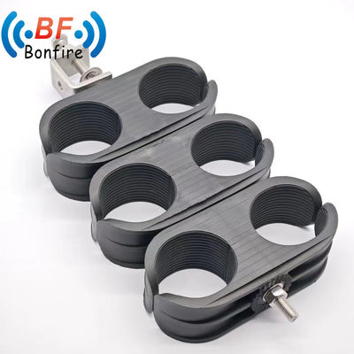 0.410kg Pacote Peso Bruto 22.4mm Double Click-on Hangers para desempenho de cabo coaxial