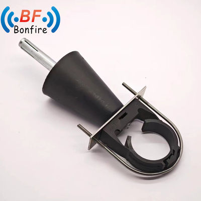 0.410kg Pacote Peso Bruto 22.4mm Double Click-on Hangers para desempenho de cabo coaxial