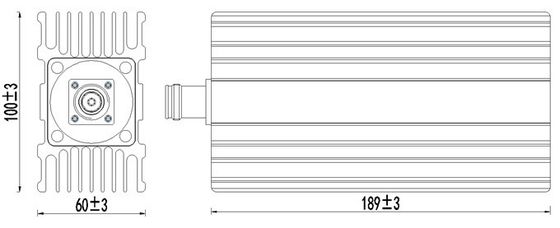Tamanho do pacote 10.00cm * 20.00cm * 10.00cm Carga Pim baixa 698-4000MHz 100W 4.3-10 F 5g Ibs Das