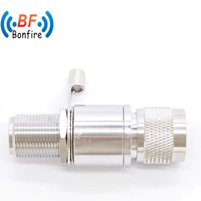 50 ohm Conector de cabo coaxial de homem para mulher RF Surge Arrester N Jack Feminino para SMA Plug Lightning Protector 3G 6g
