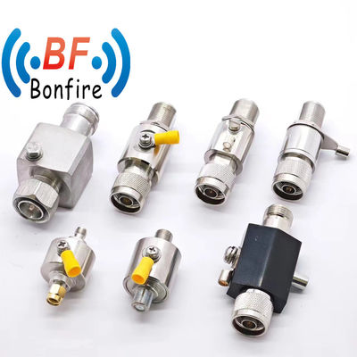 50 ohm Conector de cabo coaxial de homem para mulher RF Surge Arrester N Jack Feminino para SMA Plug Lightning Protector 3G 6g
