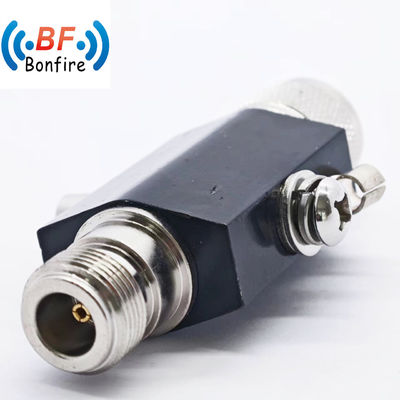 Grey RF Coaxial 3G N Male para RP-SMA Plug Connector N para RP-SMA Cable Lightning Arrester Surge Protector Arrester