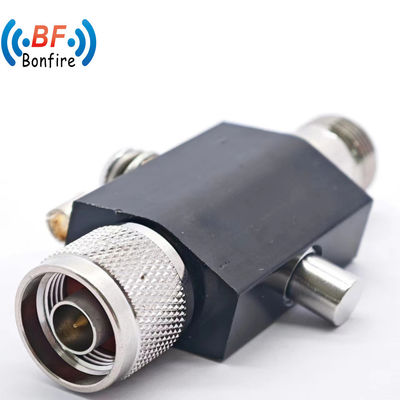Grey RF Coaxial 3G N Male para RP-SMA Plug Connector N para RP-SMA Cable Lightning Arrester Surge Protector Arrester