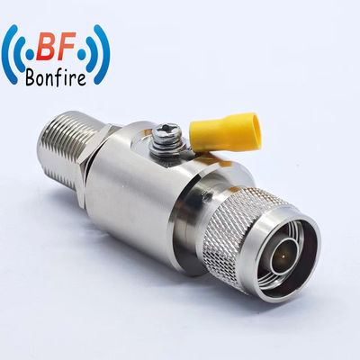 DC-6000MHz RF Surge Protector N Parede feminina para RP SMA Jack Conector de cabo feminino